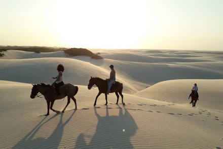 Horseback ride through Lençóis Maranhenses National Park