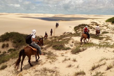 Horseback ride through Lençóis Maranhenses National Park