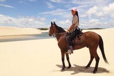 Passeio a cavalo pelo Parque Nacional dos Lençóis Maranhenses